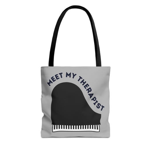 Piano Meet My Therapist Tote Bag